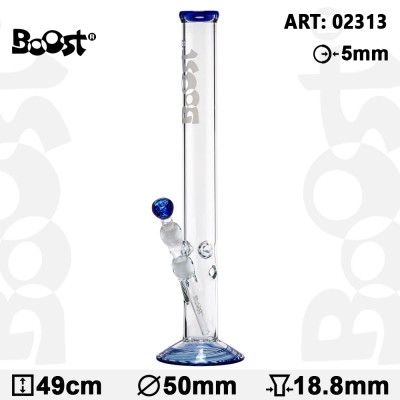 Boost Cane Glas Bong blue 02313