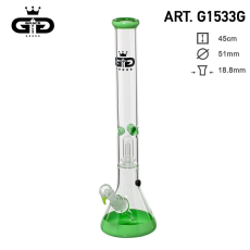 GG Bong Baked Beaker green GG Bong Baked Beaker green