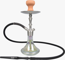 Aladin MVP 360 Edelstahl Shisha shiny clear Aladin MVP 360 Edelstahl Shisha shiny clear