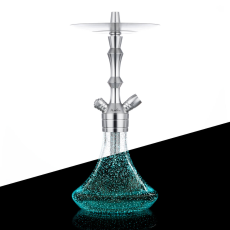 Aladin MVP 360 Edelstahl Shisha Glow Blue Aladin MVP 360 Edelstahl Shisha Glow Blue
