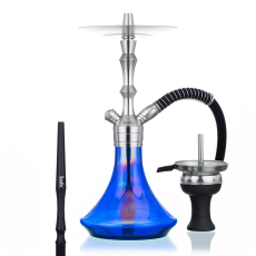 Aladin MVP 360 Edelstahl Shisha shiny full blue Aladin MVP 360 Edelstahl Shisha shiny full blue