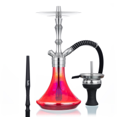 Aladin MVP 360 Edelstahl Shisha shiny full red Aladin MVP 360 Edelstahl Shisha shiny full red