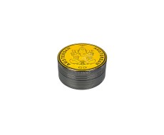 Grace Glass Amsterdam Grinder 2-teilig D:50mm Silver Black Grace Glass Amsterdam Grinder 2-teilig D:50mm Silver Black