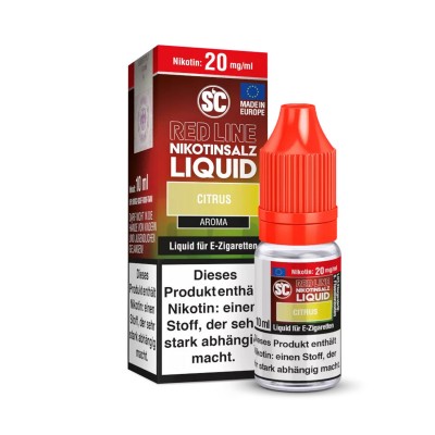 SC Red Line Citrus Nikotinsalz 10ml Liquid 10mg/ml