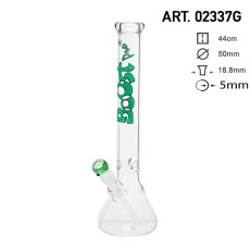 Boost Beaker Glas Bong Green 02337G