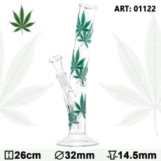 Multi Leaf Hangover Glass Bong 01122